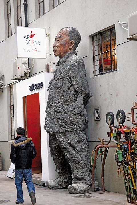 On an art walk through Shanghai